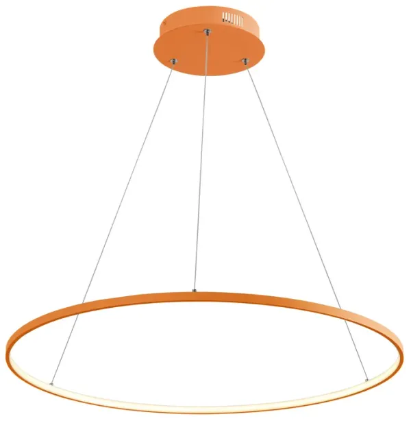 Brice Modern Contemporary Metal Round Dimmable Integrated LED Pendant