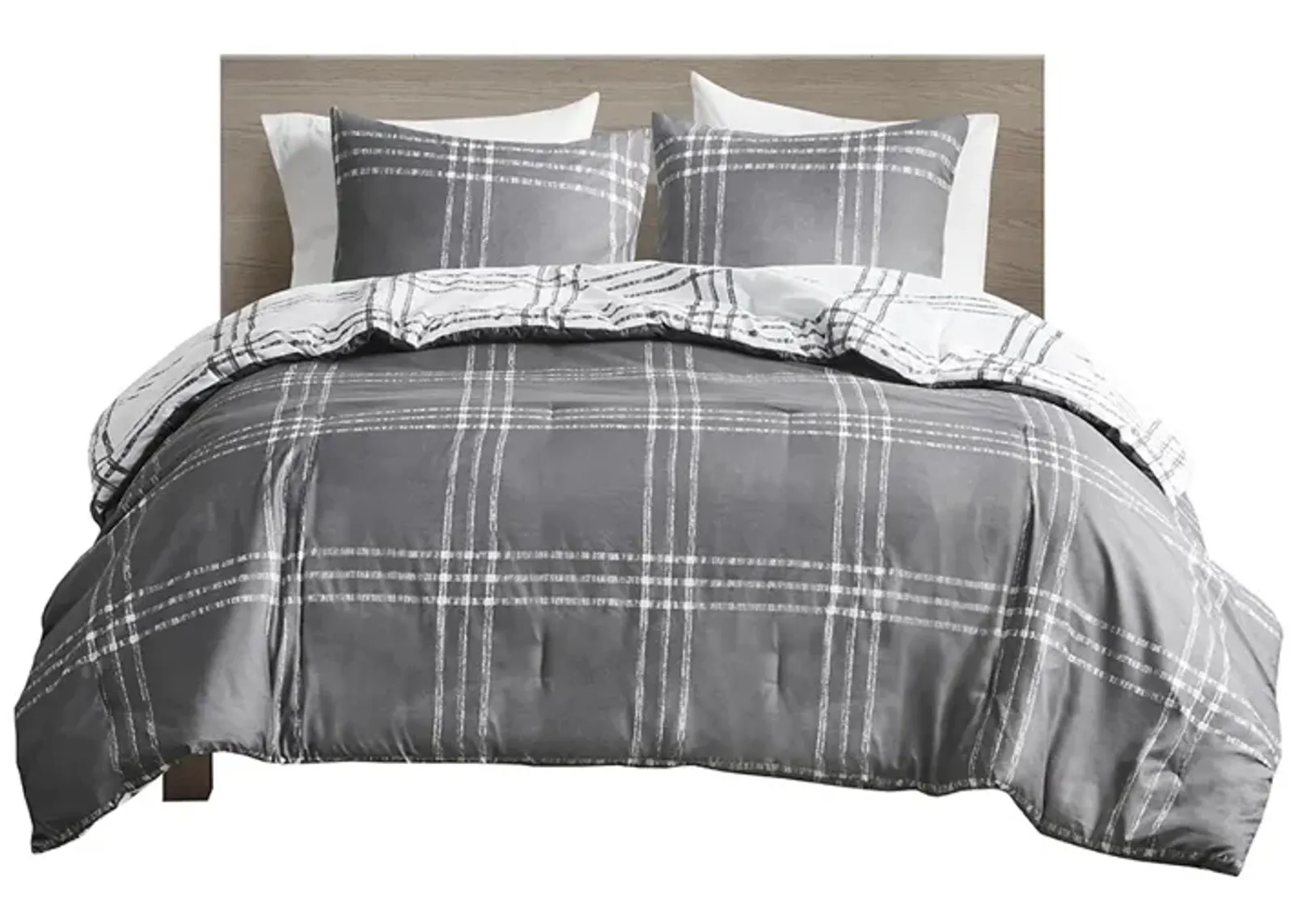 Gracie Mills Merryn Reversible Plaid Comforter Set