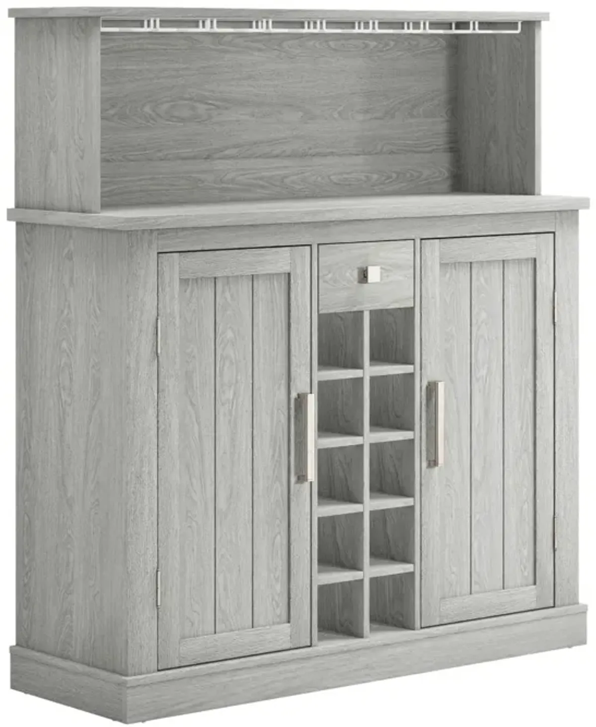 FESTIVO Farmhouse Buffet Bar Cabinet with Wine Storage