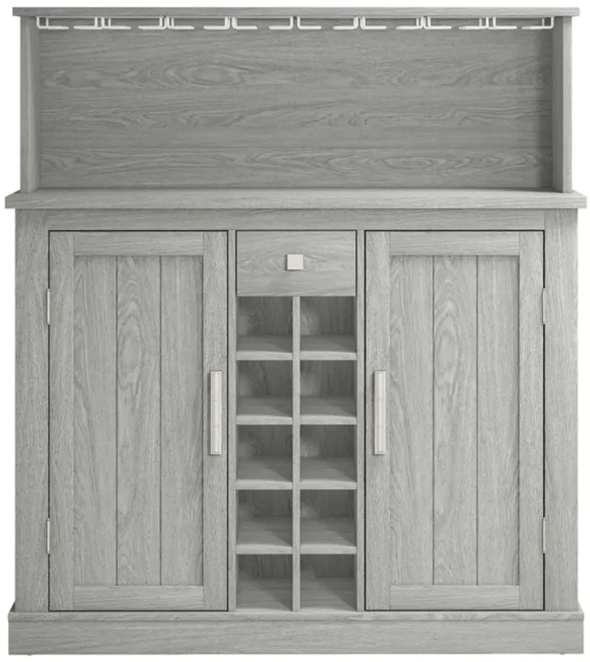 FESTIVO Farmhouse Buffet Bar Cabinet with Wine Storage