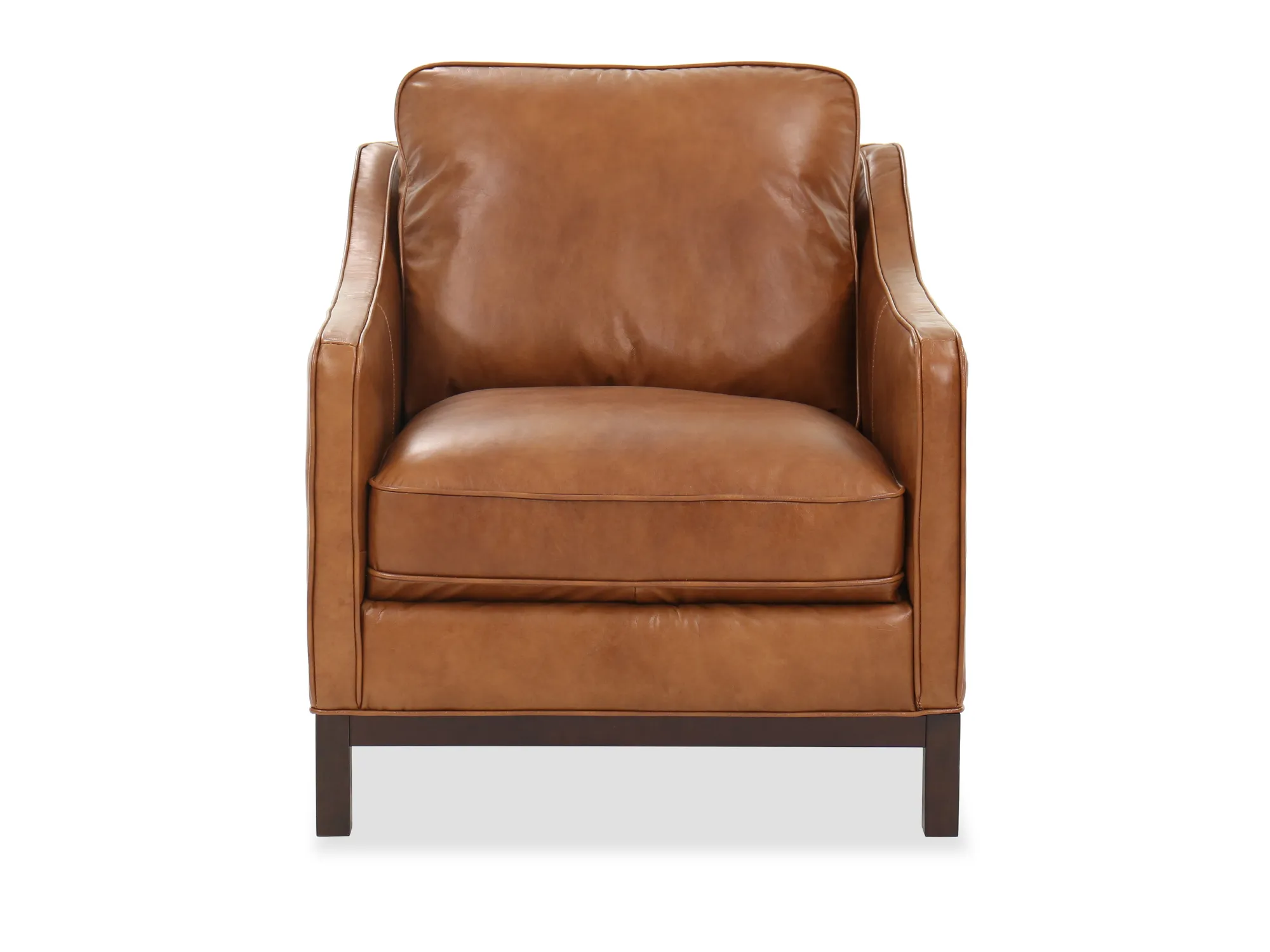 St. James Honey Leather Chair