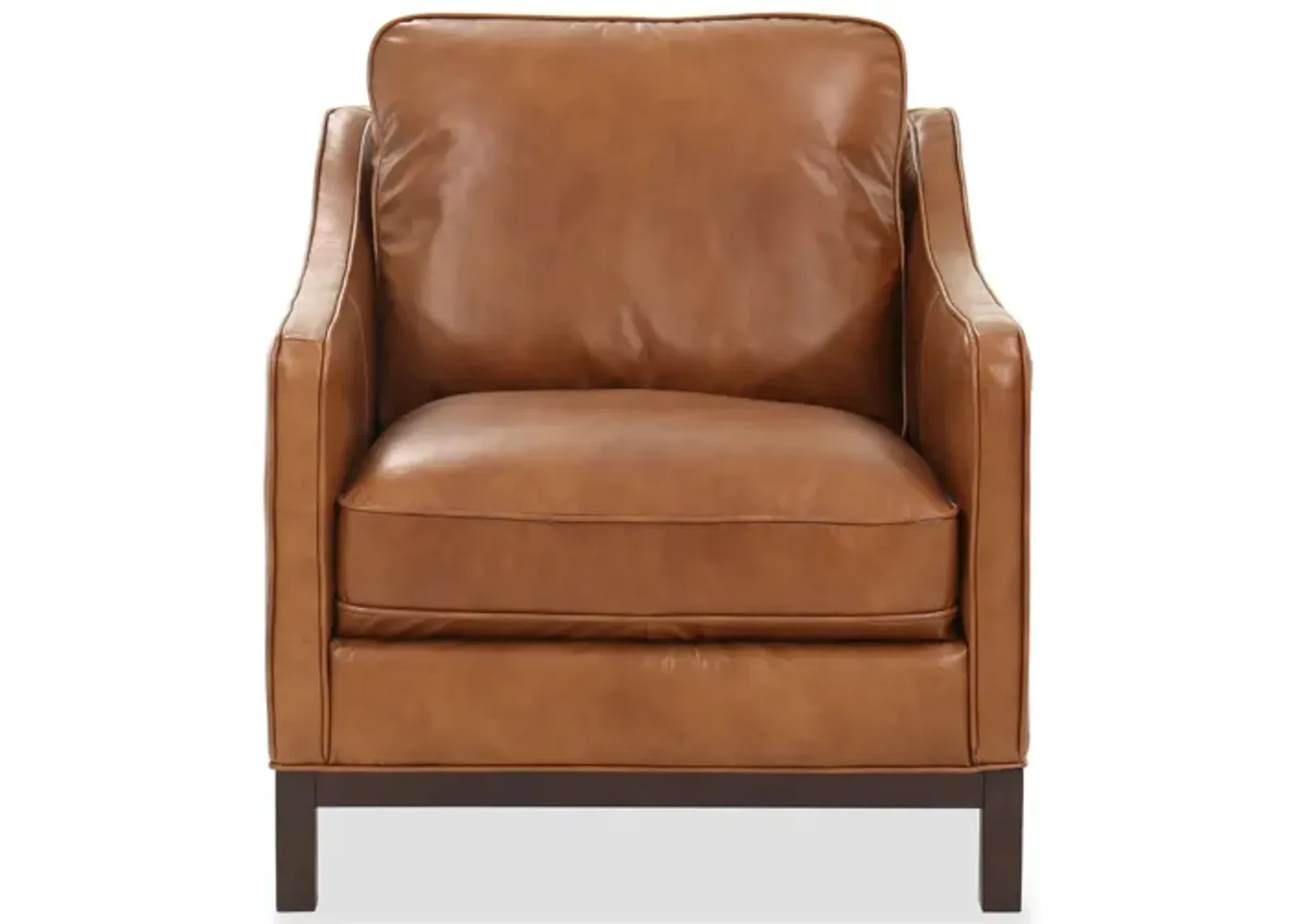 St. James Honey Leather Chair