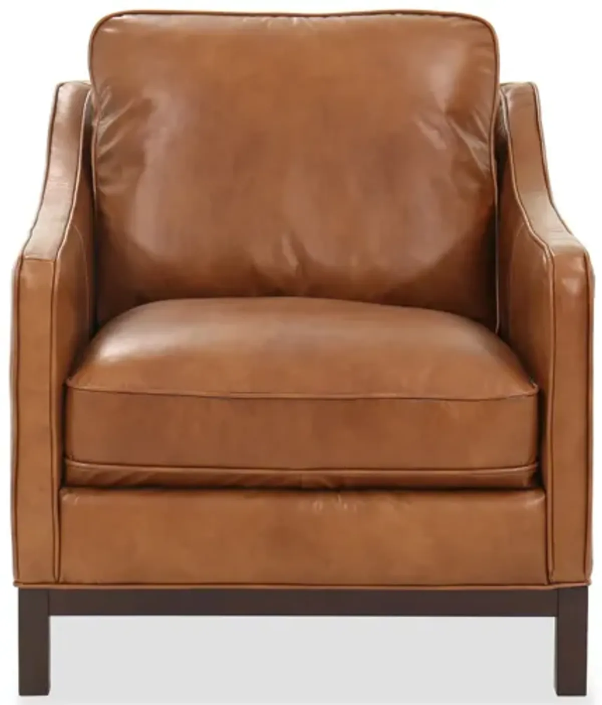 St. James Honey Leather Chair