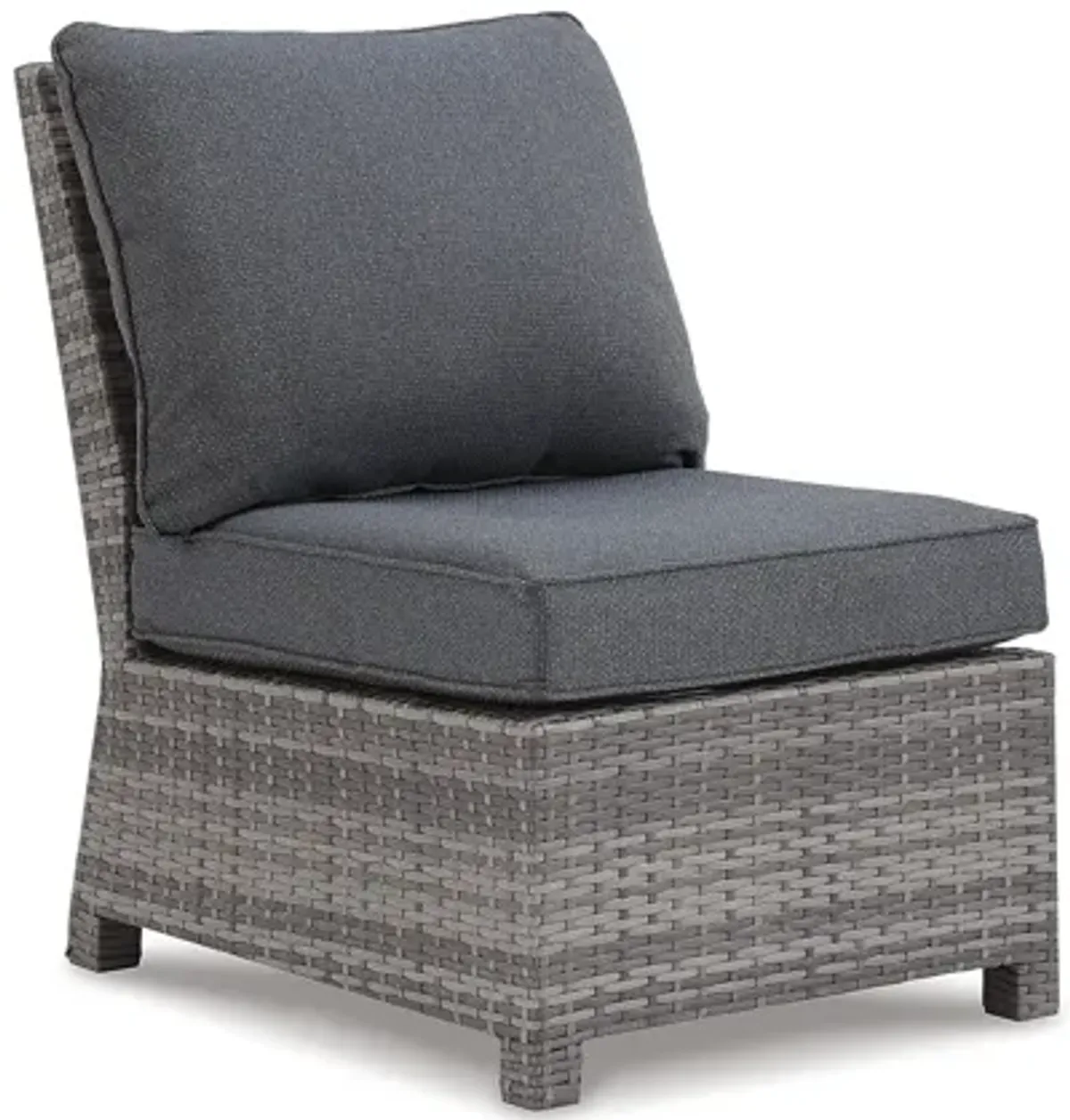 Salem Beach Armless Chair with Cushion