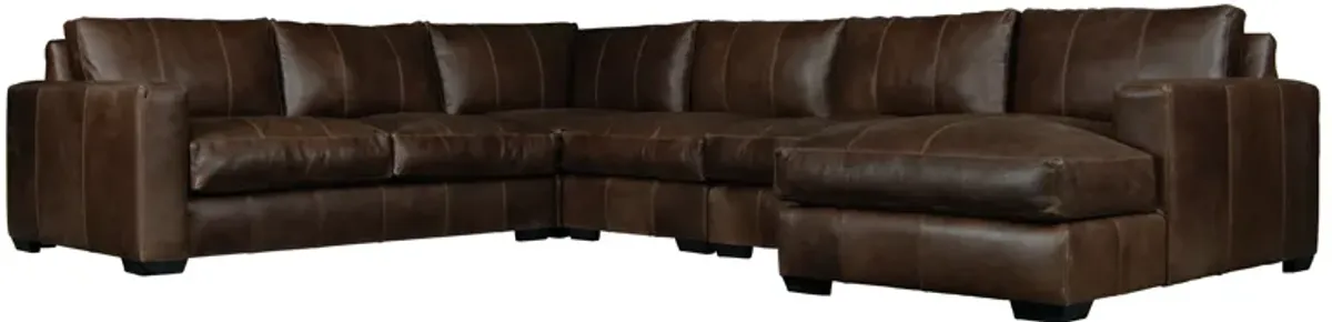 Dawkins Leather Sectional