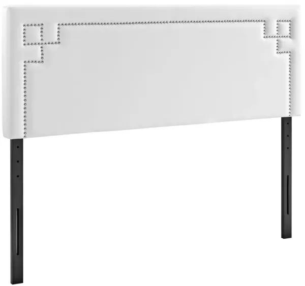 Modway - Josie Full Upholstered Vinyl Headboard White