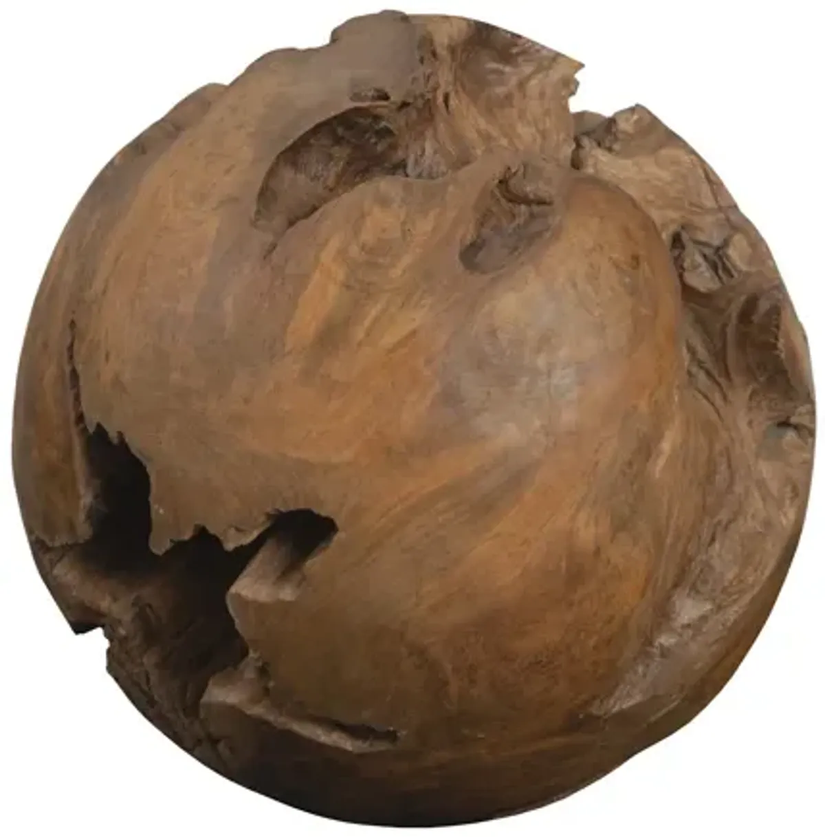 Teak Large Wood Ball