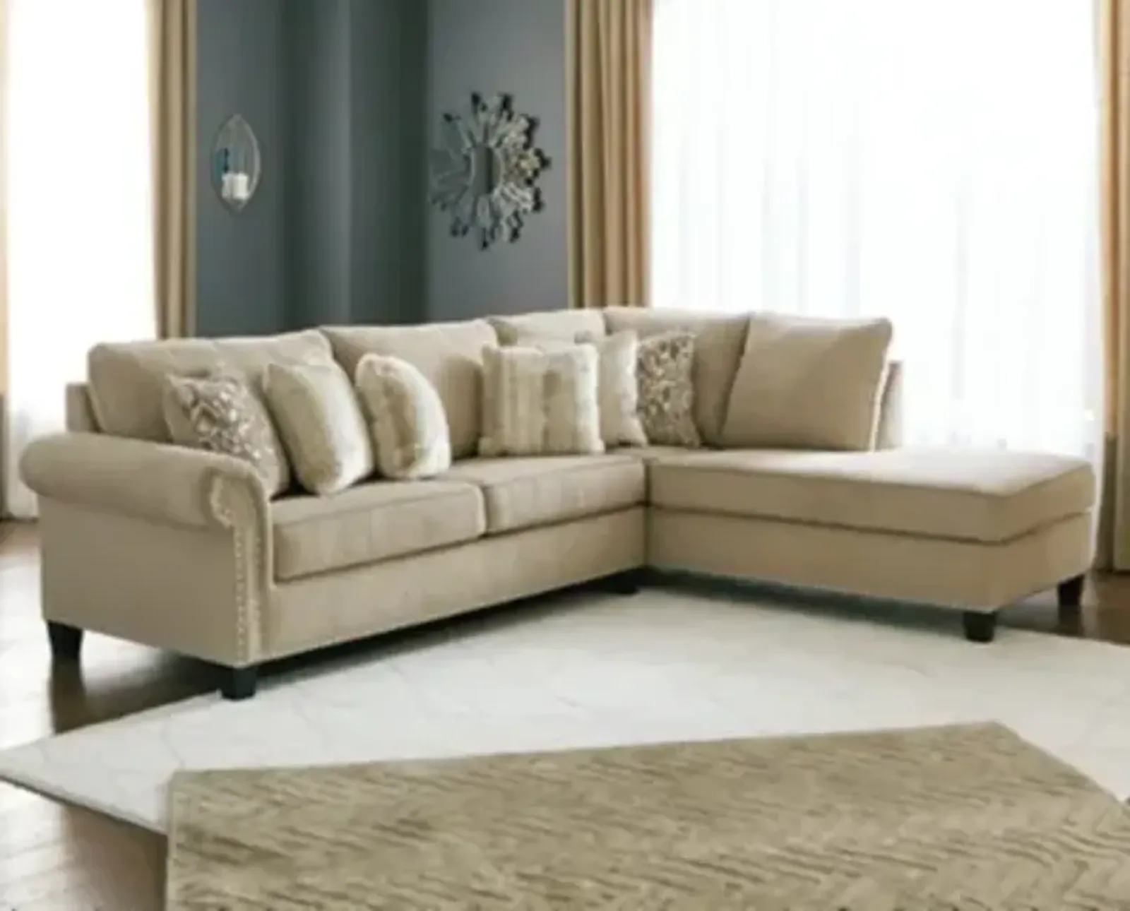 Dovemont 2-Piece Sectional with Chaise