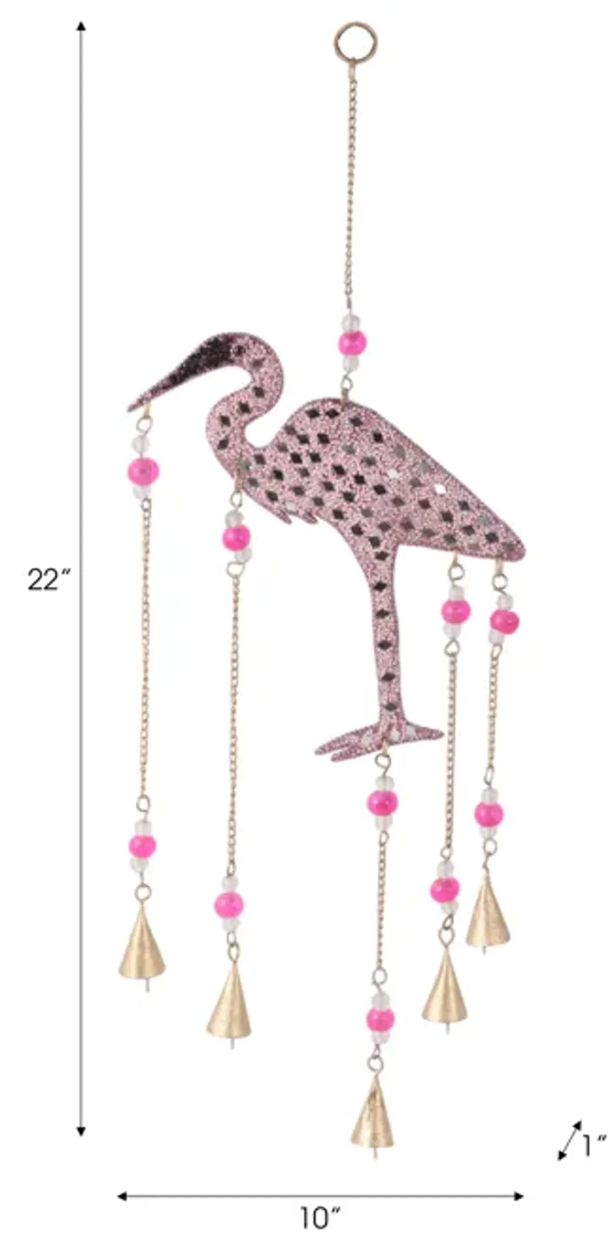 Mosaic Flamingo Chime