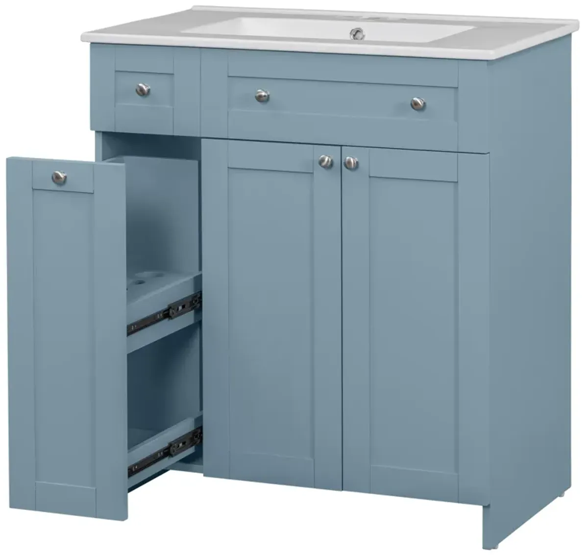 Merax Bathroom Vanity with Ceramic Sink