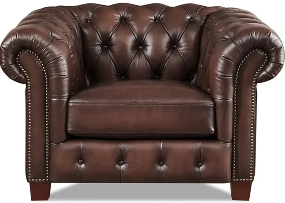 Versailles Top Grain Leather Chair