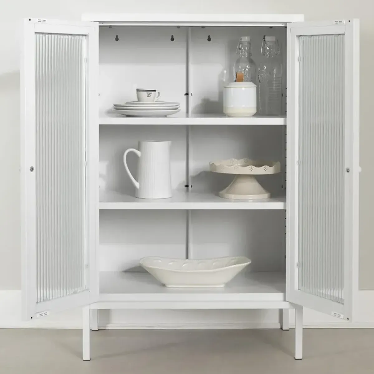 Eddison Cabinet, White