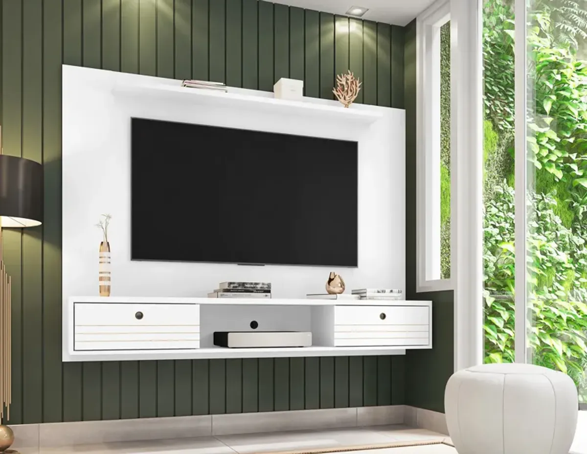 Liberty White Floating Entertainment Center
