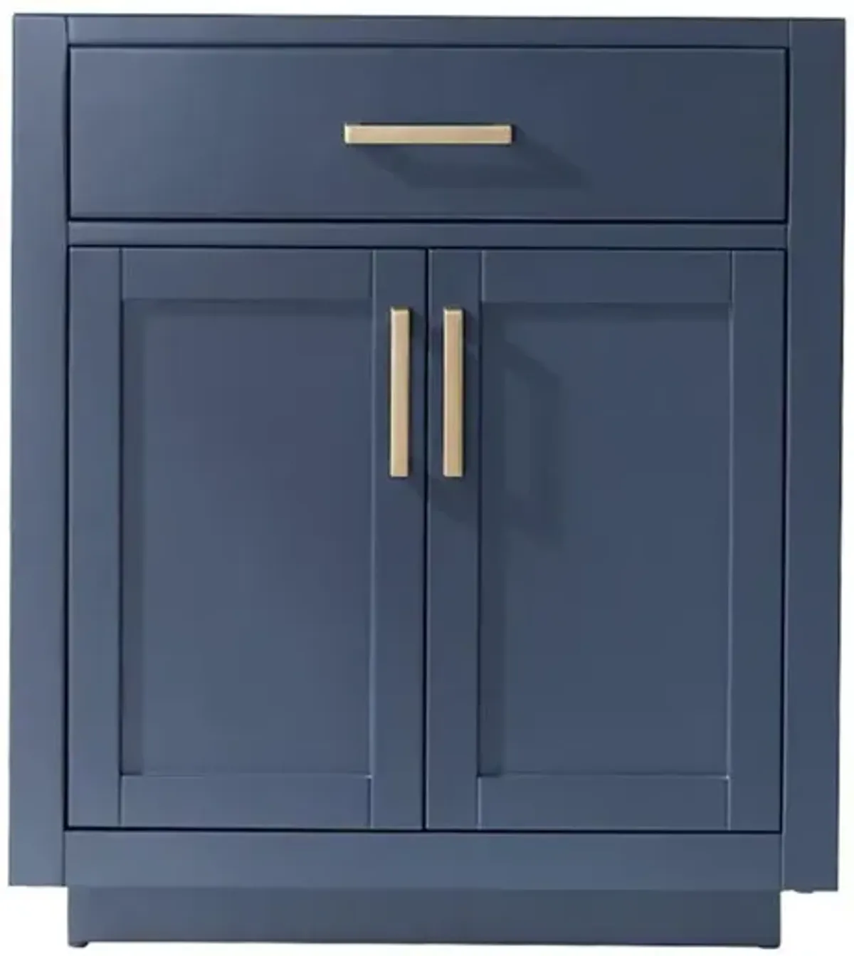 Altair Single Bathroom Vanity Cabinet Only in Royal Blue without Countertop and Mirror