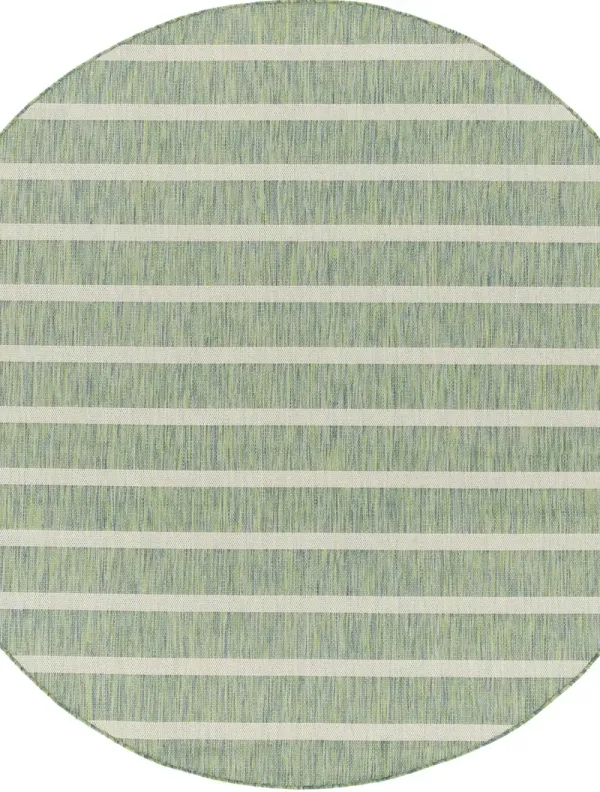 Positano POS03 Blue/Green/Ivory 8' x Round Rug