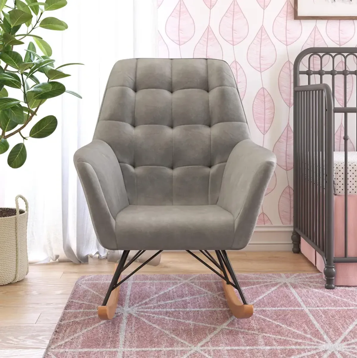 Raven Upholstered Rocker