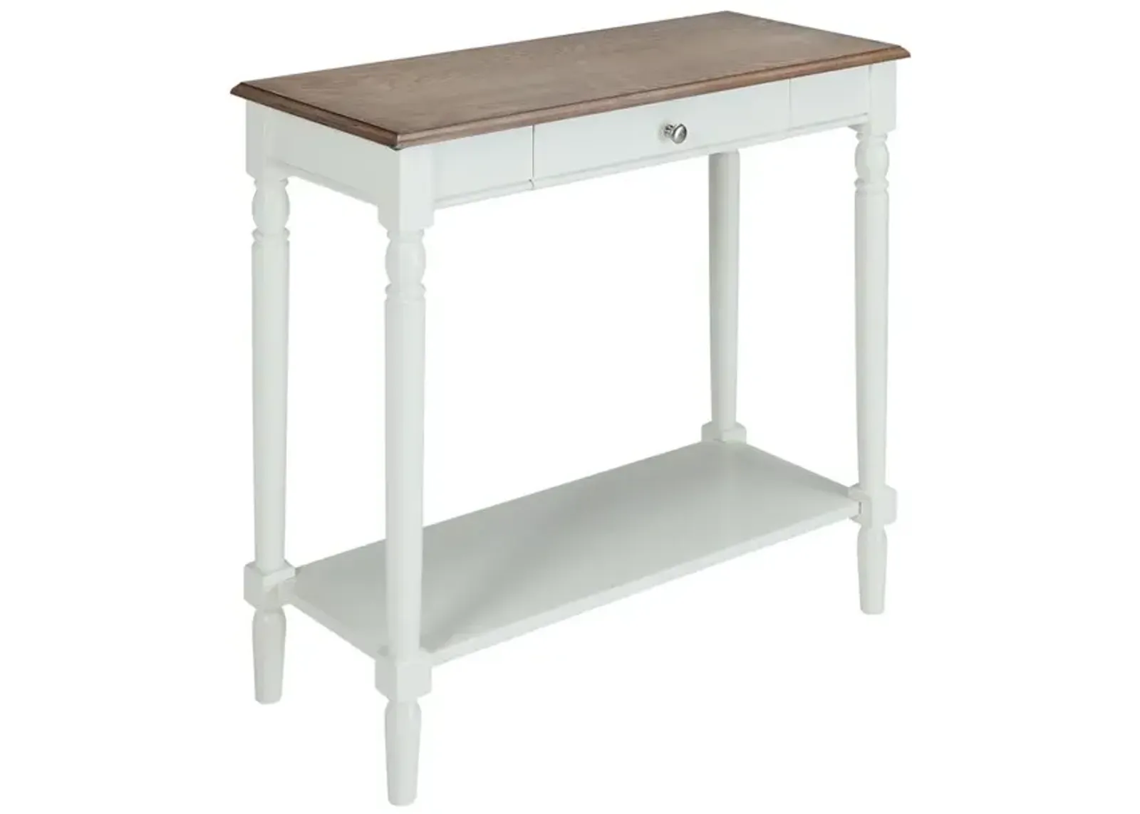 Convience Concept, Inc. French Country Hall Table with Drawer and Shelf