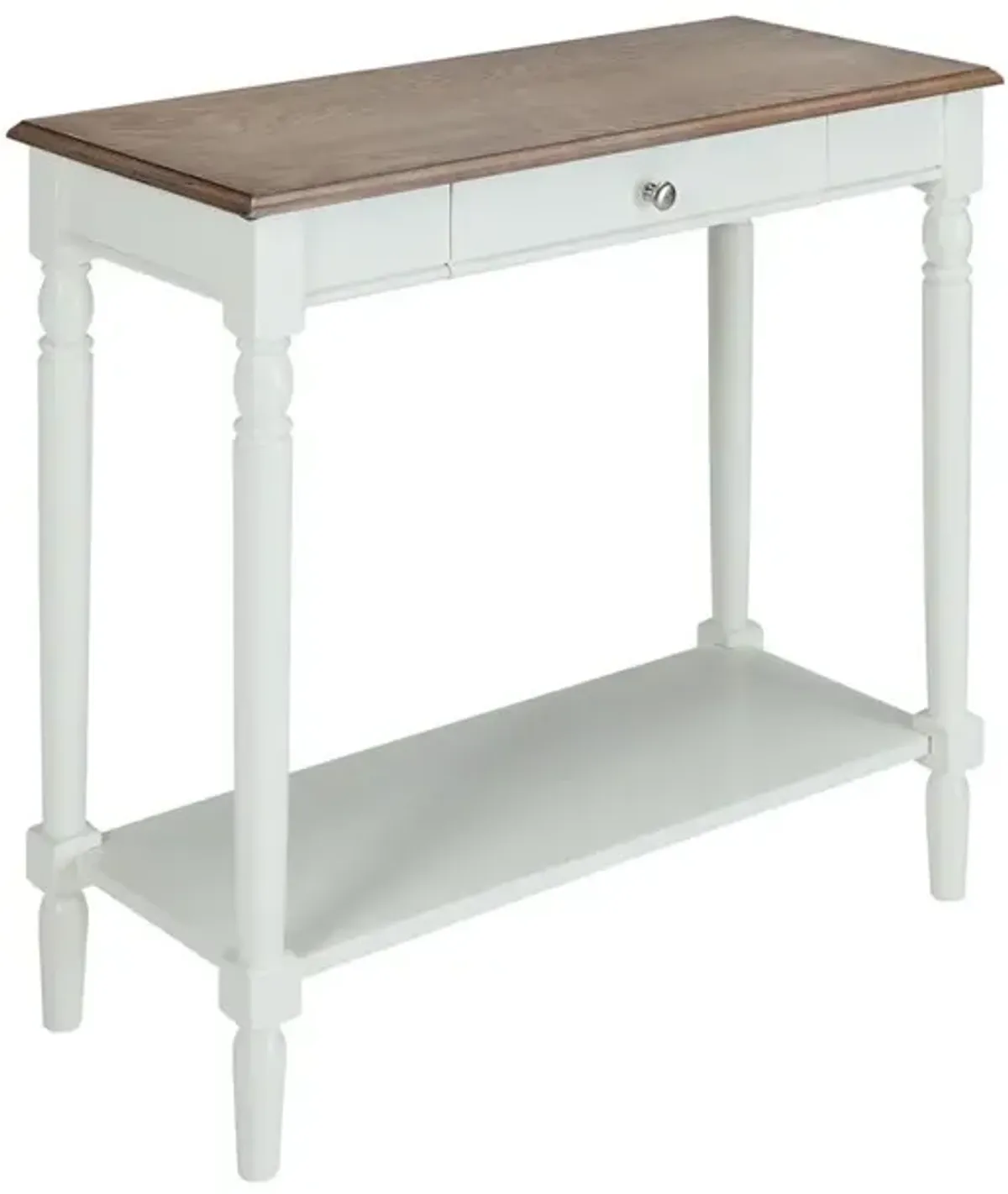 Convience Concept, Inc. French Country Hall Table with Drawer and Shelf