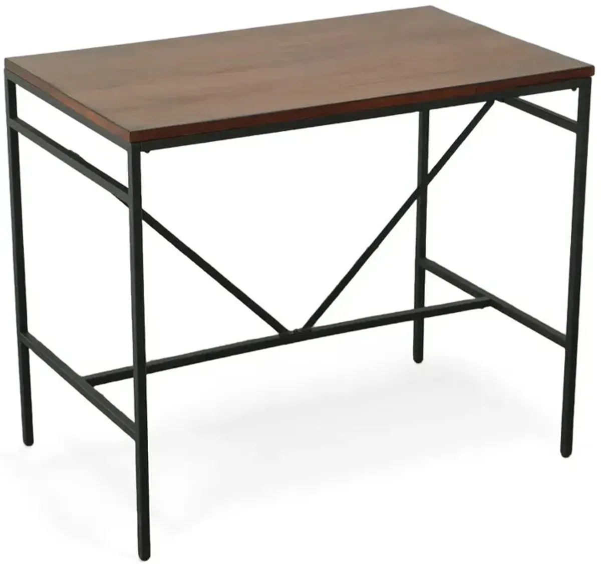 Carolina Living Aileen Bar Table - Chestnut/Black