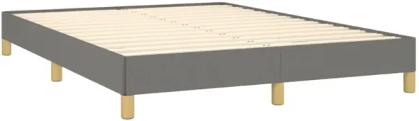 vidaXL Bed Frame Dark Gray 59.8"x79.9" Queen Fabric