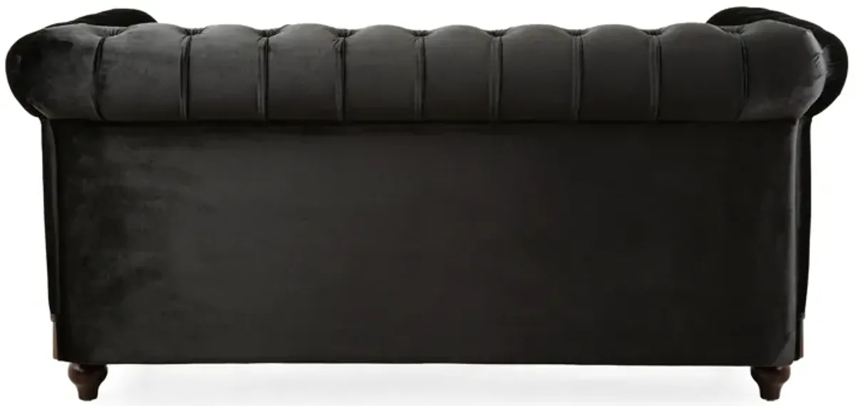 Merax Chesterfield Velvet Loveseat Sofa