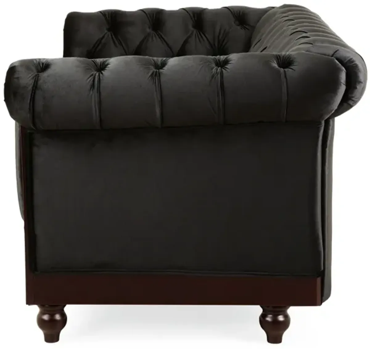 Merax Chesterfield Velvet Loveseat Sofa