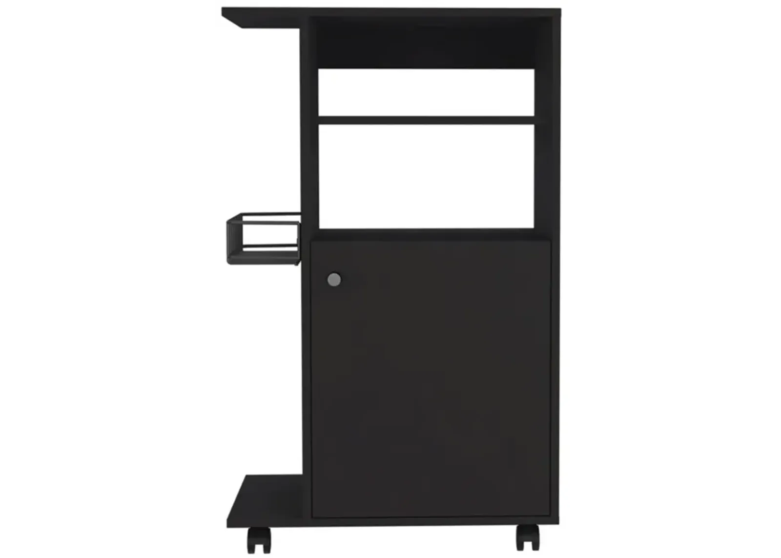 Nepenthe 1-Shelf Kitchen Cart With Caster Wenge