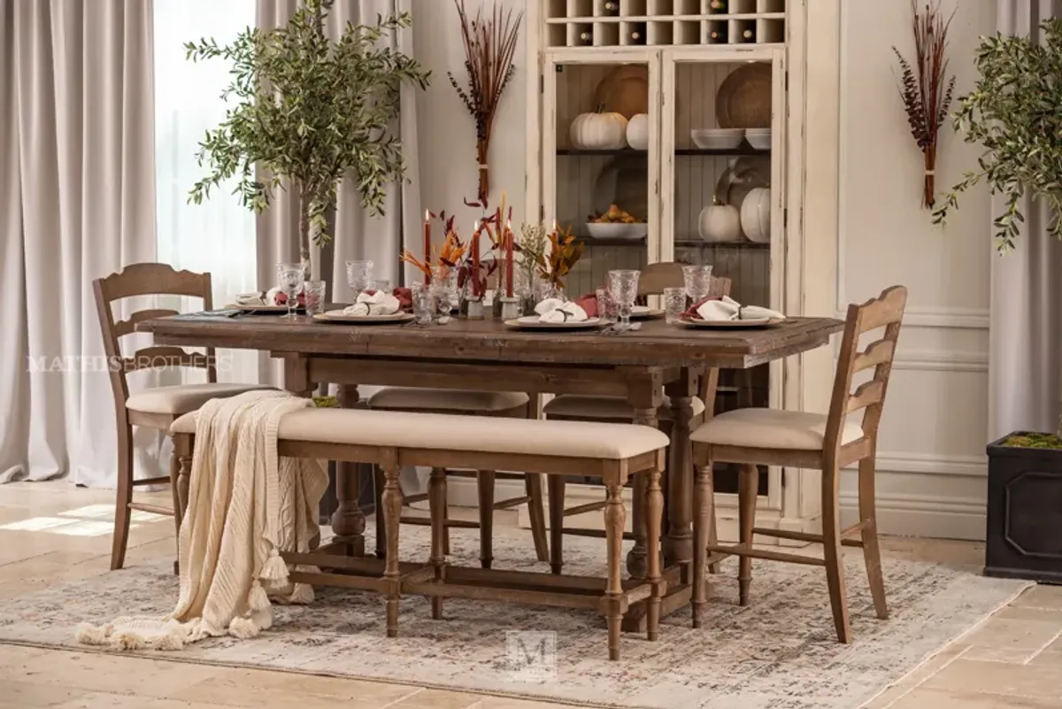 Augusta Tall Dining Table With Leaf