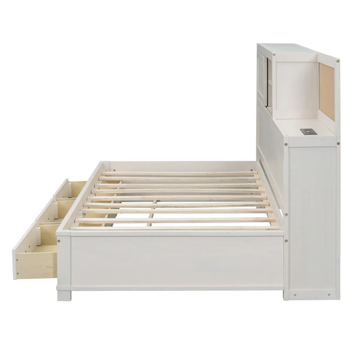 Merax Daybed Frame with 3 Storage Drawers