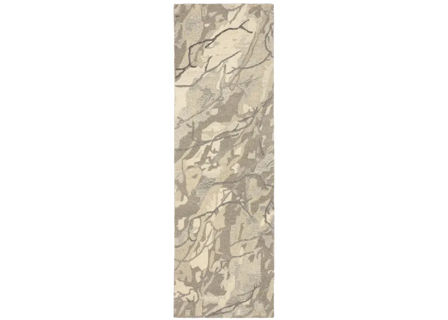 Anastasia 2'6" x 8' Beige Rug