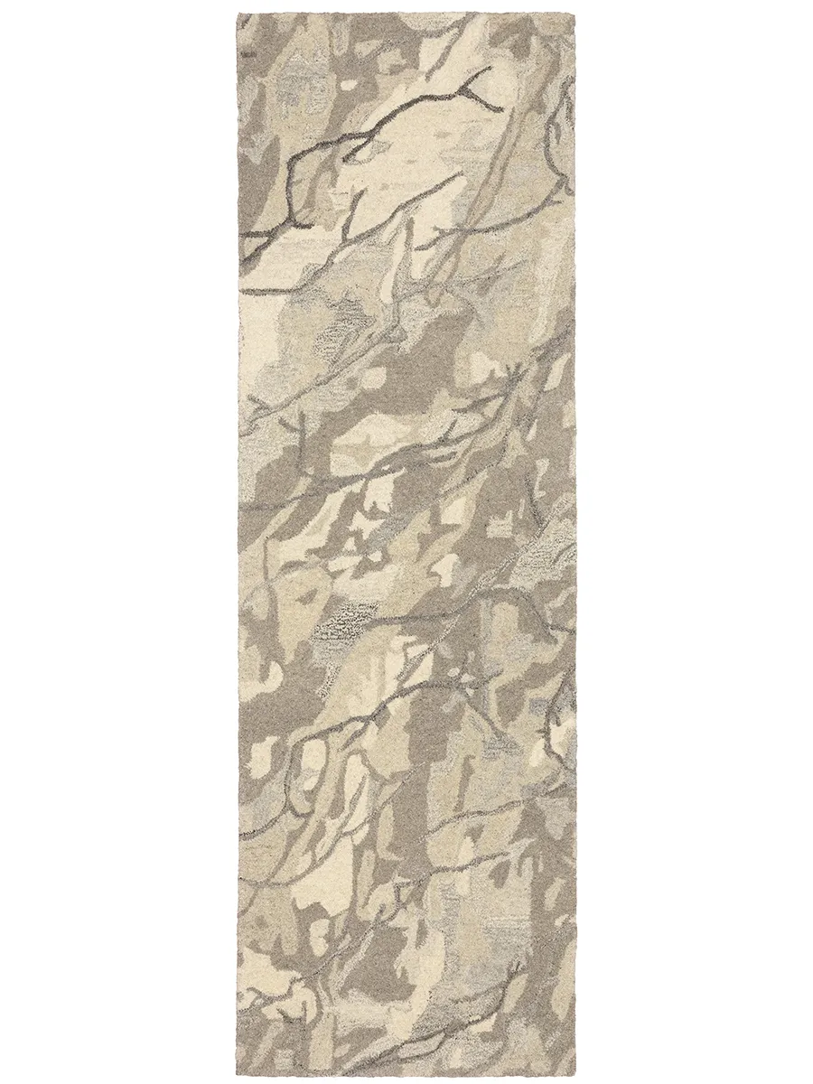 Anastasia 2'6" x 8' Beige Rug