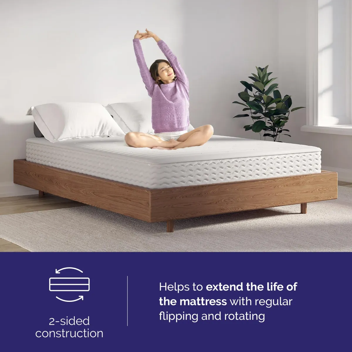 Signature Sleep Contour Plus 10-Inch Reversible Pocket Spring Mattress