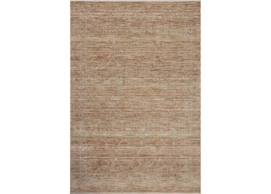 II Tabitha Clay/Natural 11'6" x 15'6" Accent Rug by Loloi II