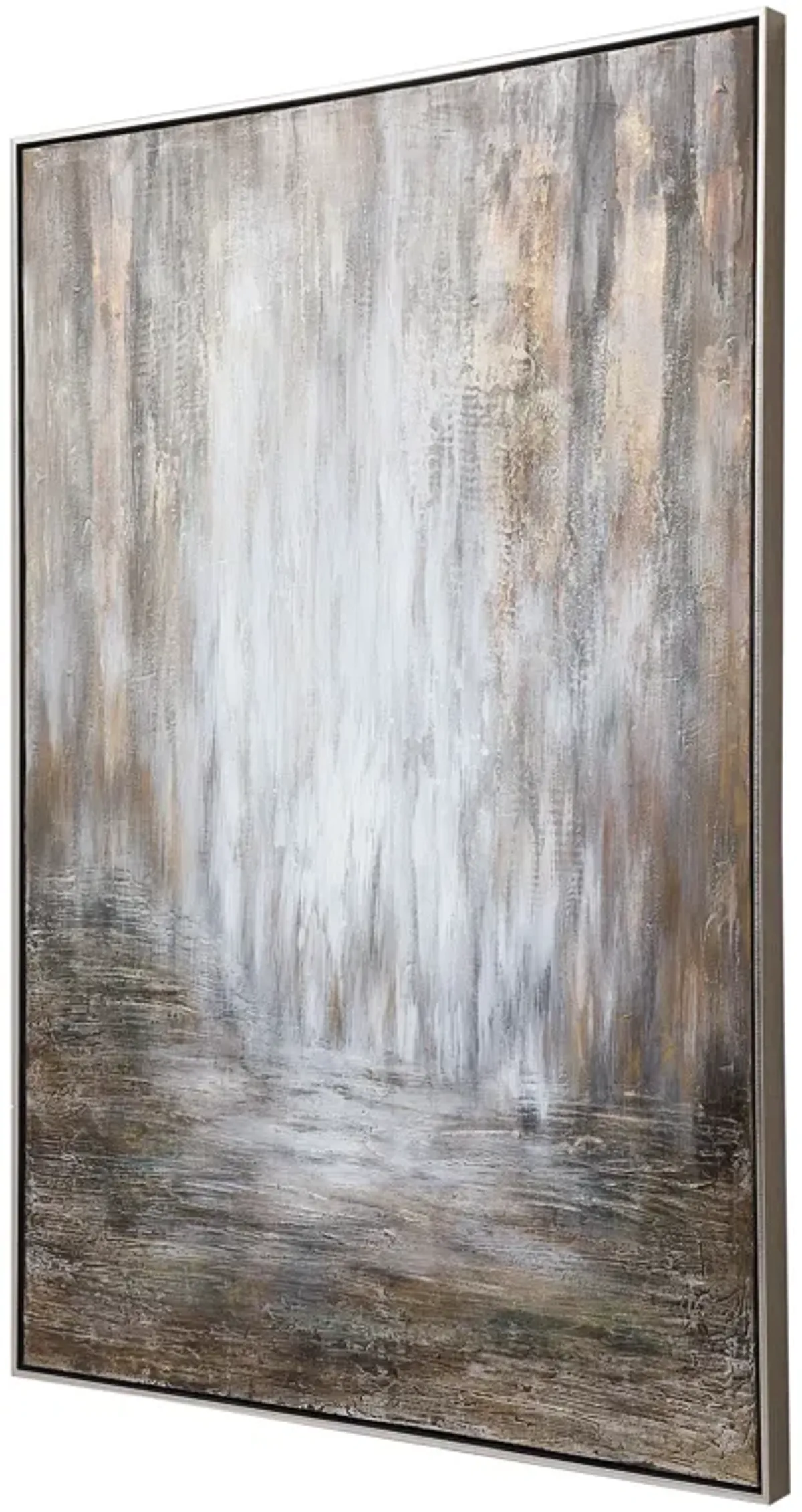 Desert Rain Hand Painted Abstract Art