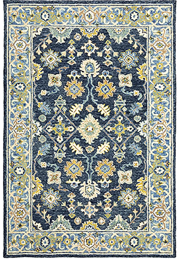 Alfresco 8' x 10' Navy Rug