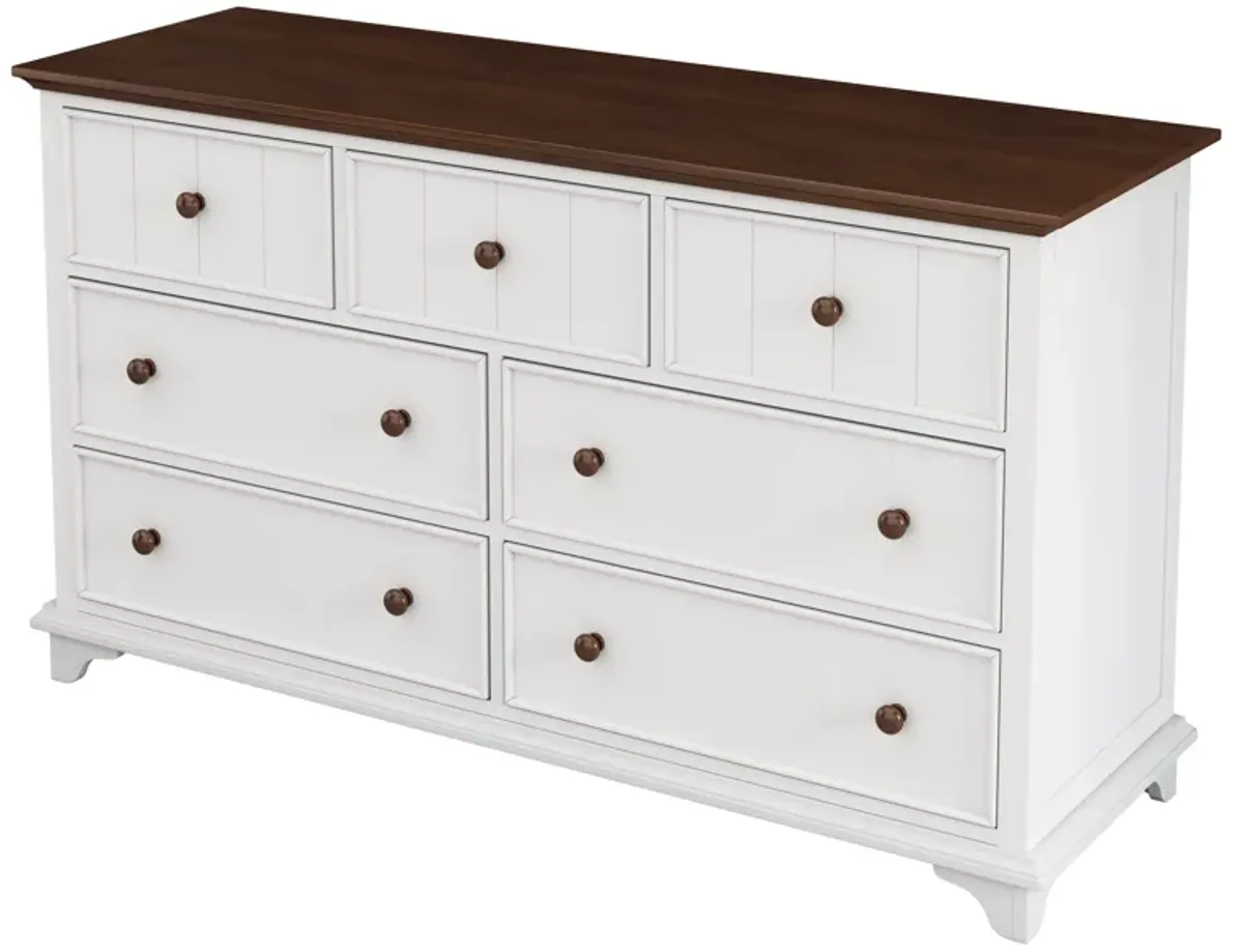 Merax Modern Wood 7 Drawers Dresser