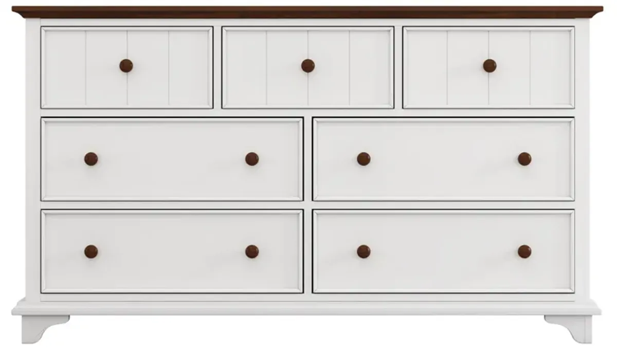 Merax Modern Wood 7 Drawers Dresser