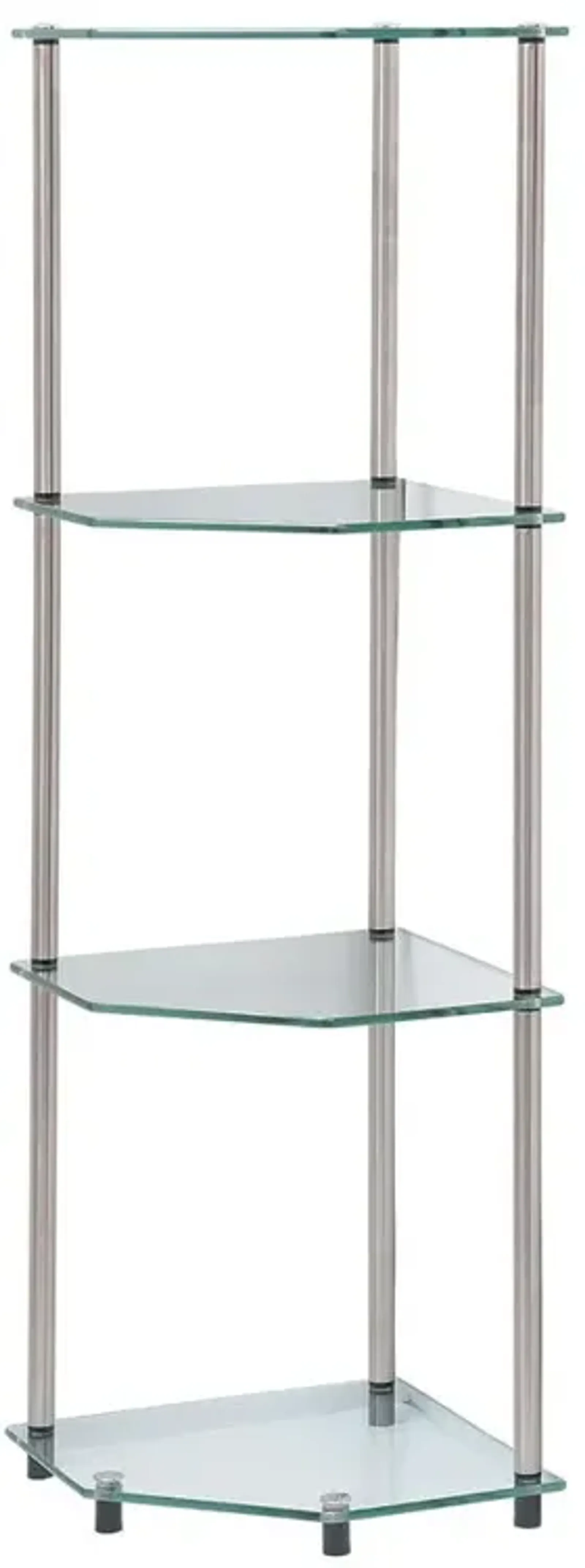 Convience Concept, Inc. Designs2Go Classic Glass 4 Tier Corner Shelf