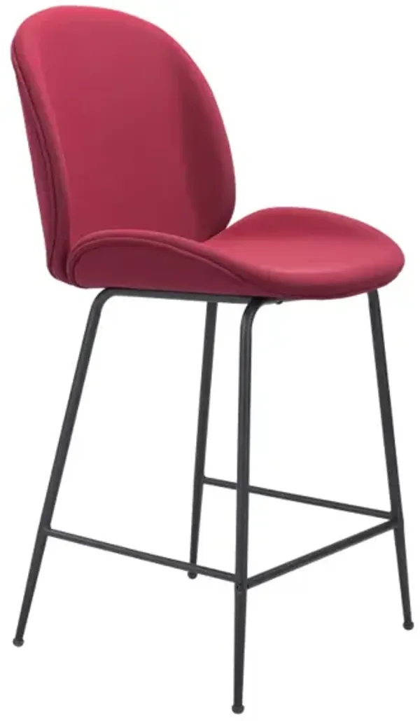 Miles Counter Stool Red