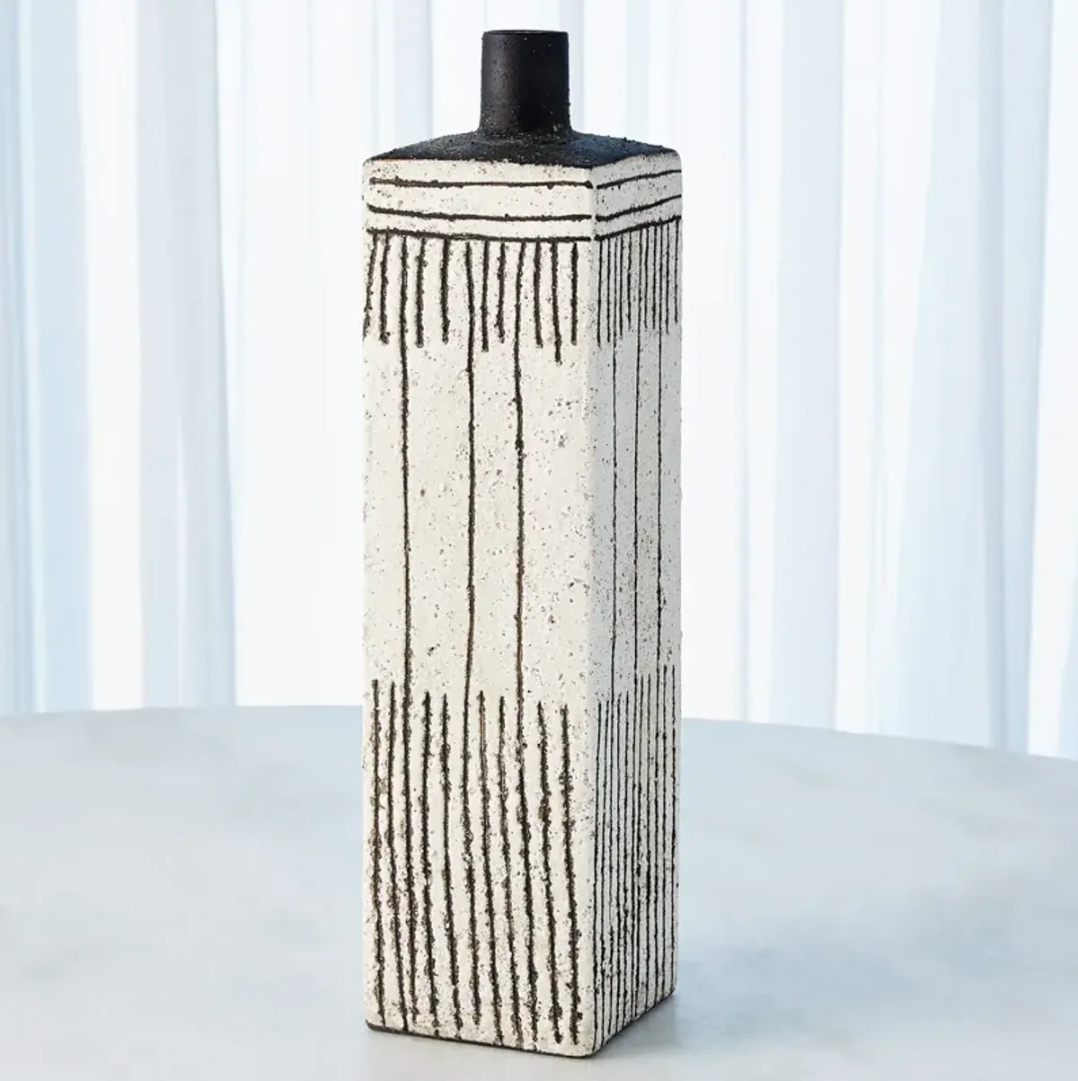 Graffiti Square Vase