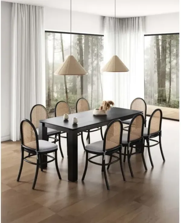 Rockaway Black 9-Piece Dining Set