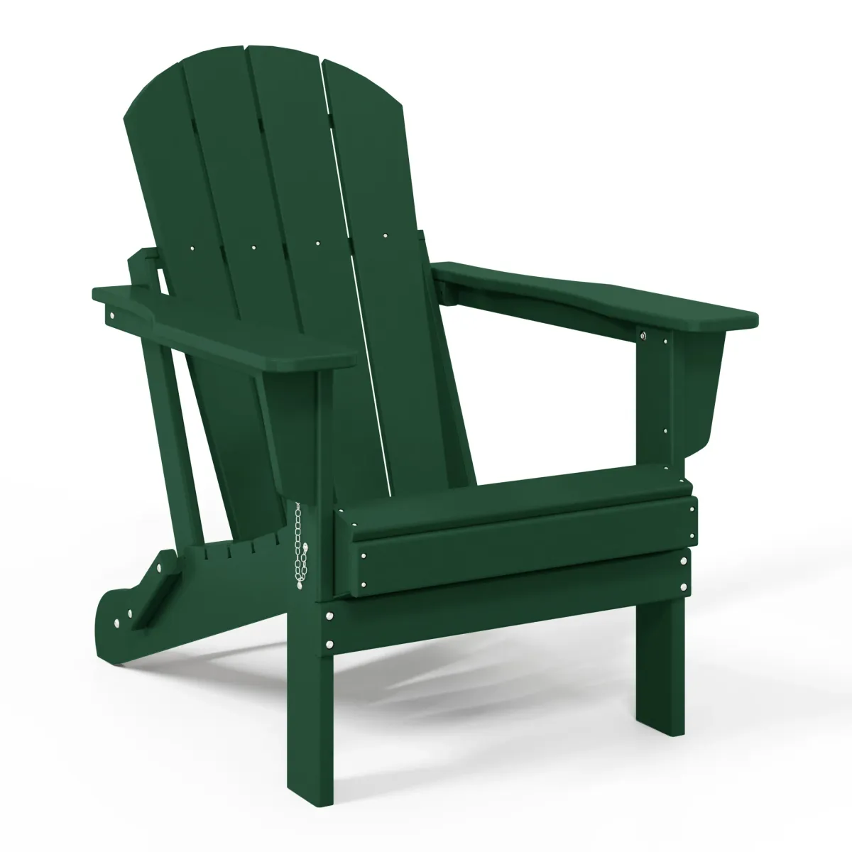 WestinTrends HDPE Outdoor Patio Folding Poly Adirondack Chair