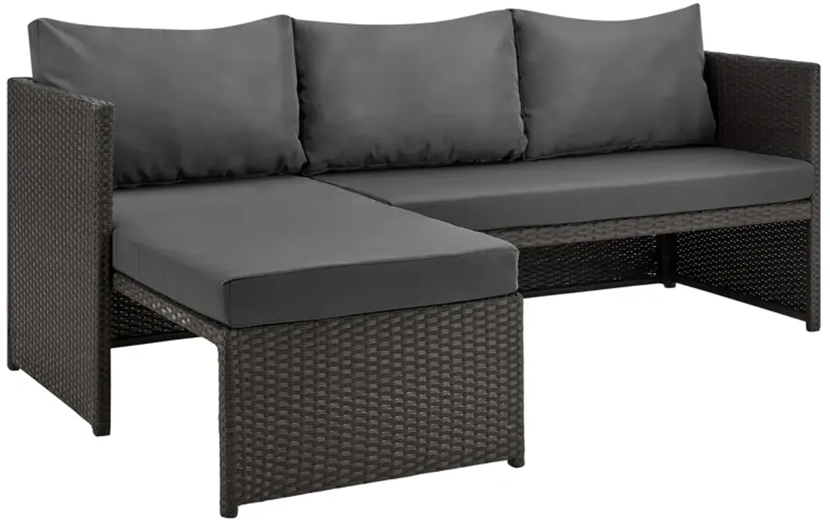 Menton Gray Patio Set