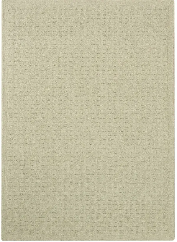 Pure Grids PGR01 Light Green 3'9" x 5'9" Rug