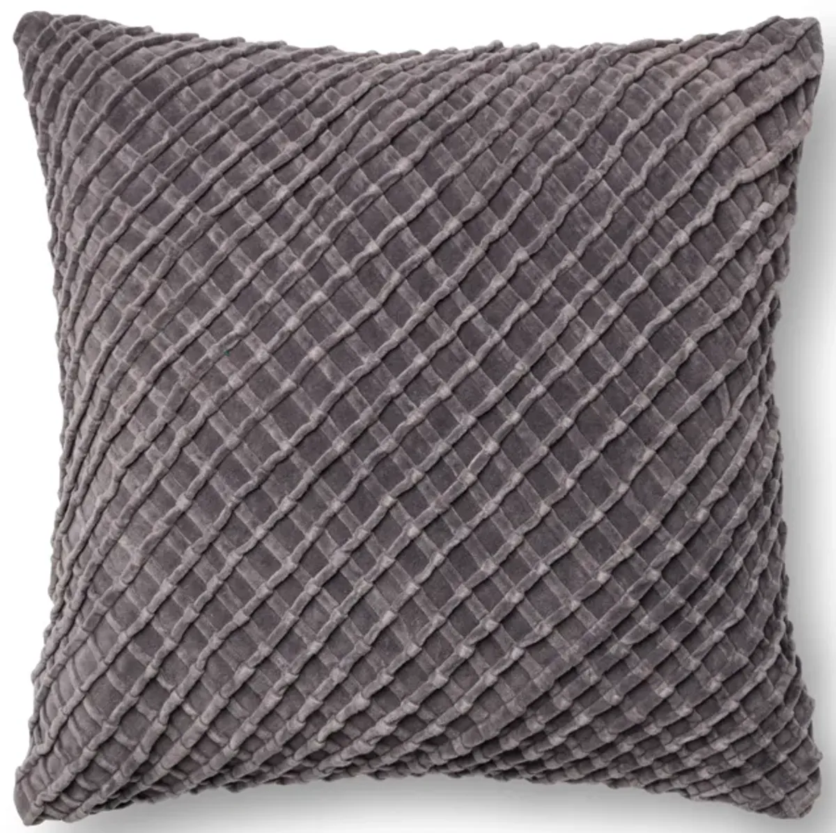 P0125 Charcoal 22"x22" Poly Pillow