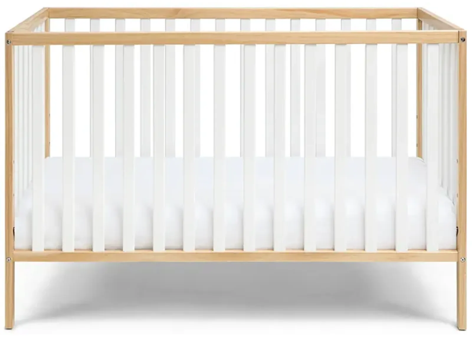 Baby Cache Deux Remi 3-in-1 Convertible Island Crib Natural/White