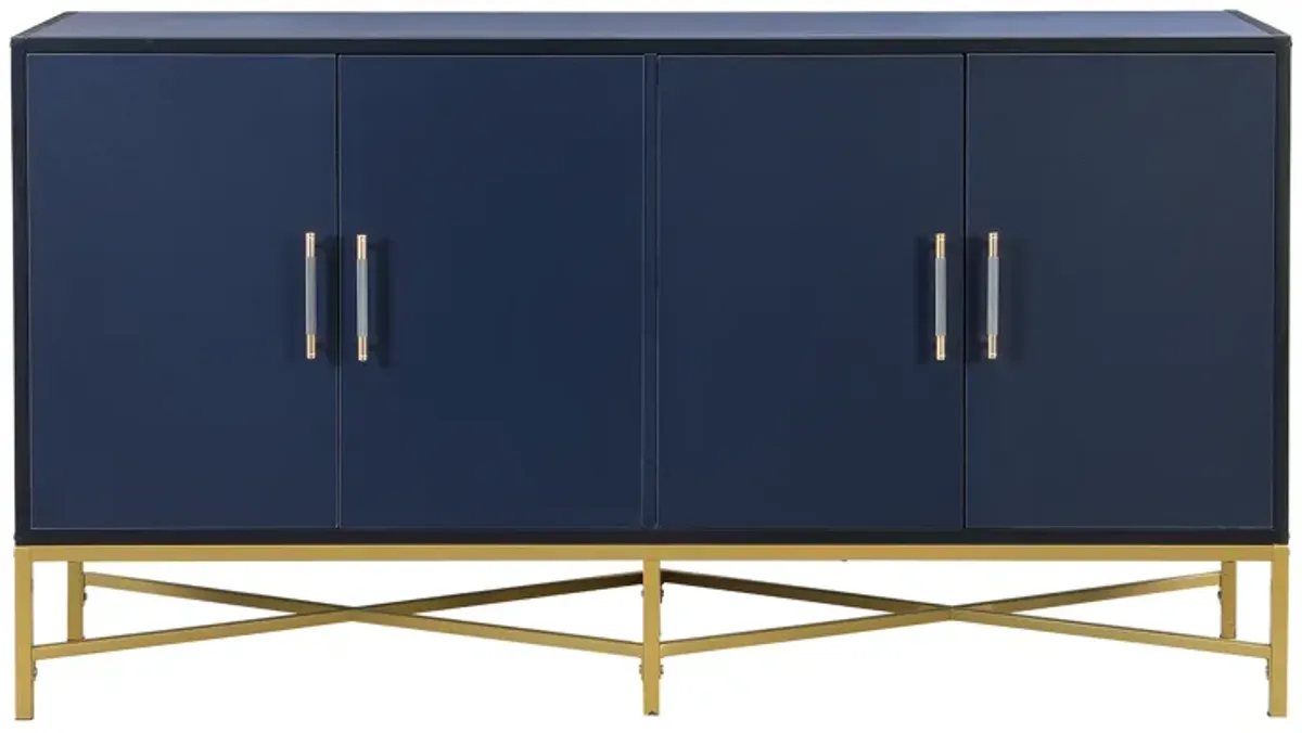 Merax Four-Door Sideboard Storage Cabinet