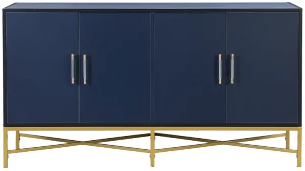 Merax Four-Door Sideboard Storage Cabinet