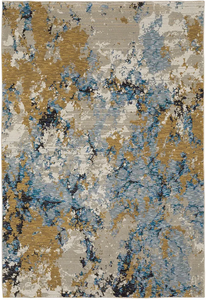 Evolution 8'6" x 11'7" Blue Rug