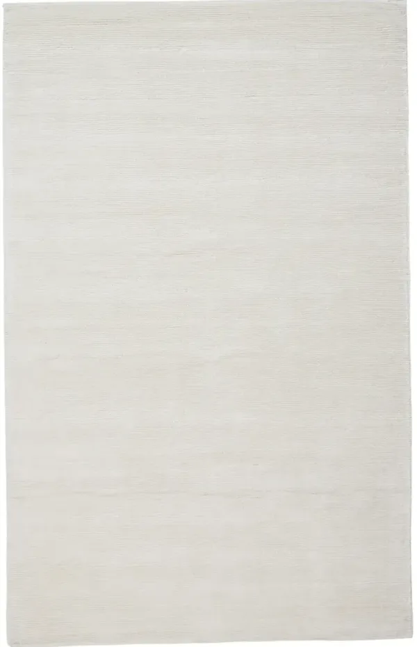 Batisse 8717F White 2'6" x 10' Rug